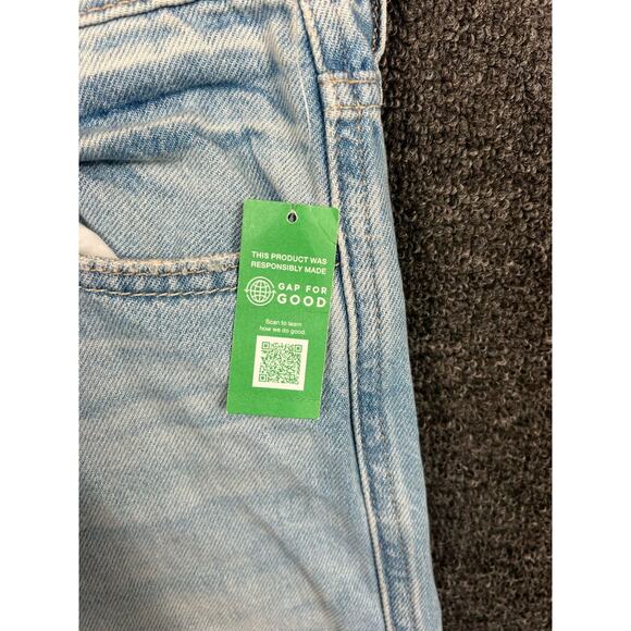 GAP Teen Low Stride Denim Jeans Girls Blue Light Wash 100% Cotton Sz 12 NEW - Picture 6 of 14